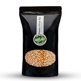 Hopser Food Fun Premium Butterfly Popcorn Mais 1000g XL 1:46 Popvolumen mit Aromaschutzverpackung GMO Frei